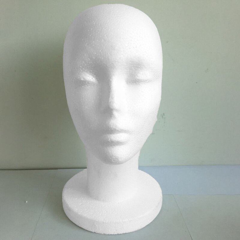 Модель головы манекена из пенопласта, подставка для солнцезащитных очков, держатель для капюшона, держатель для дисплея головы манекена гарнитуры, стойка для дисплея головы манекена