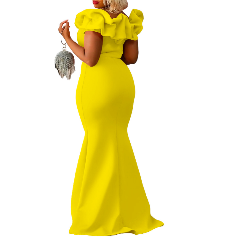 2023ฤดูร้อนชุดแอฟริกันสำหรับผู้หญิง Dashiki โพลีเอสเตอร์แขนสั้นยาว Maxi DressTraditional เสื้อผ้าแอฟริกัน African