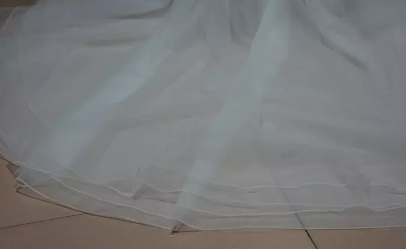 Odpinana tiulowa spódnica odpinana długa spódnica 5 warstw tiulowa spódnica ślubna odpinana spódnica dla nowożeńców rozmiar niestandardowy