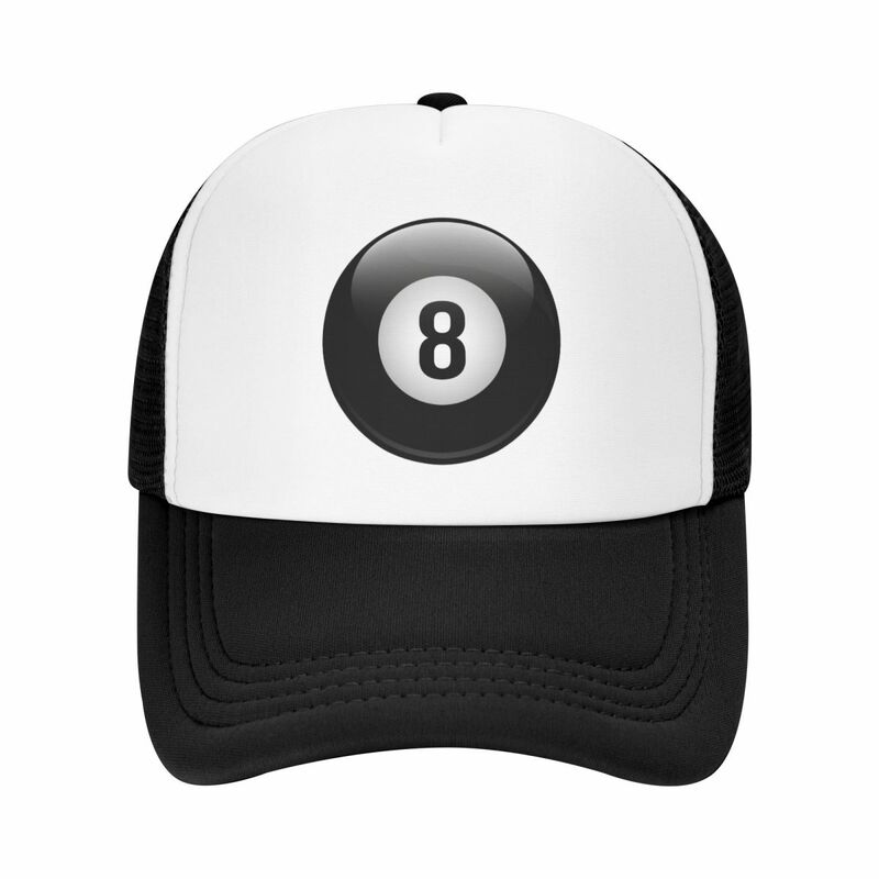 ユニセックスプールの帽子,クール,ホットゲーム,カスタム,調整可能,野球帽,ヒップホップ,8ボール,男性と女性