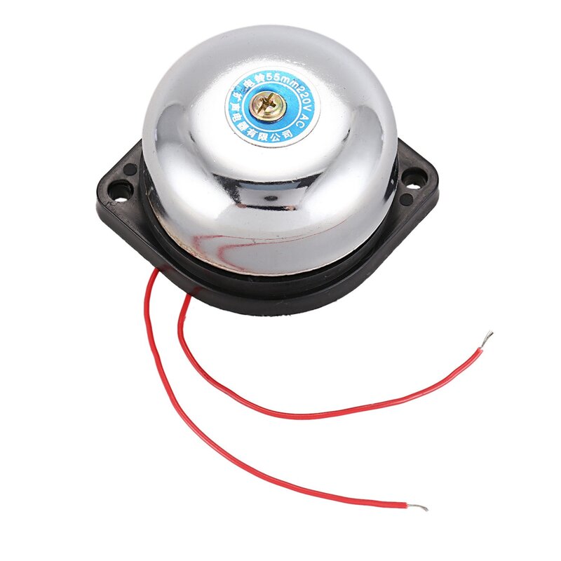 Alarma de incendios eléctrica, campana Gong de 55mm de diámetro, CA 220V