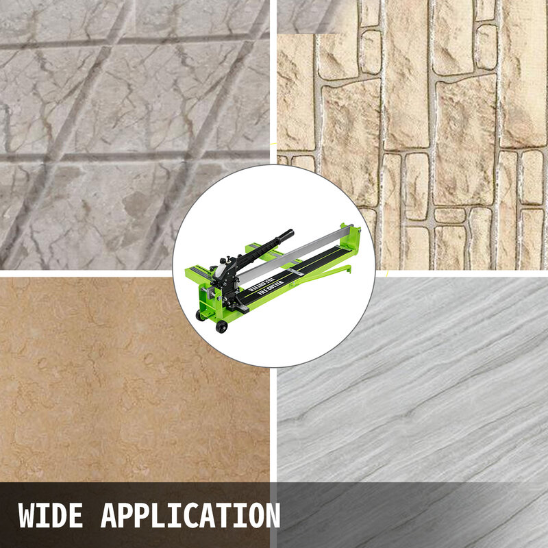 VEVOR Manual Tile Cutter,Tile Cutting Machine,Ceramic Porcelain Tile Cutter w/ Laser Guide All-Steel Frame & Spare Cutter Wheels