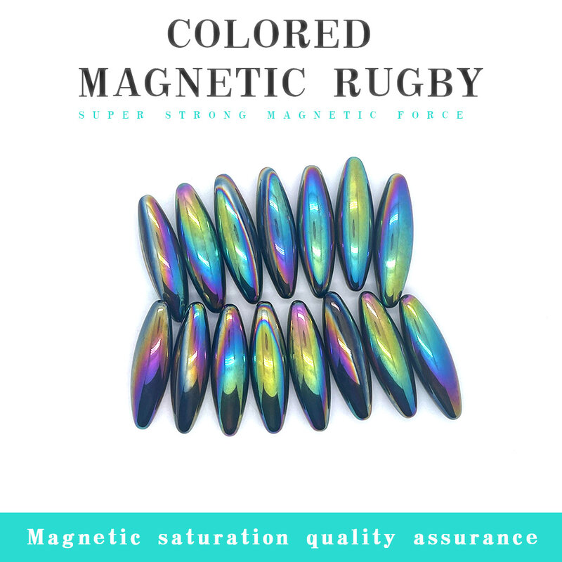 Мощный магнитный ферритовый магнит D43x15 мм, изучающие магнитные научные игрушки, полирующие цветные магниты в форме оливы D60x18