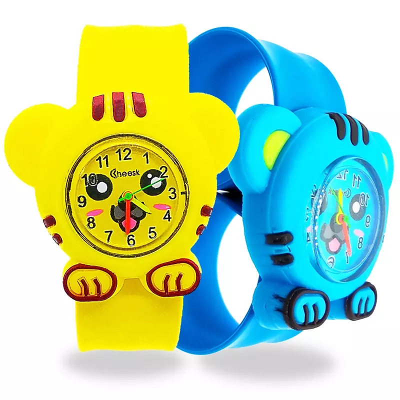 Wald König Tiger Lion Uhr Kinder Weihnachten Geschenk Spielzeug Baby Armband Affe Uhr Kinder Lernen Zeit Wecker Jungen Mädchen Uhren