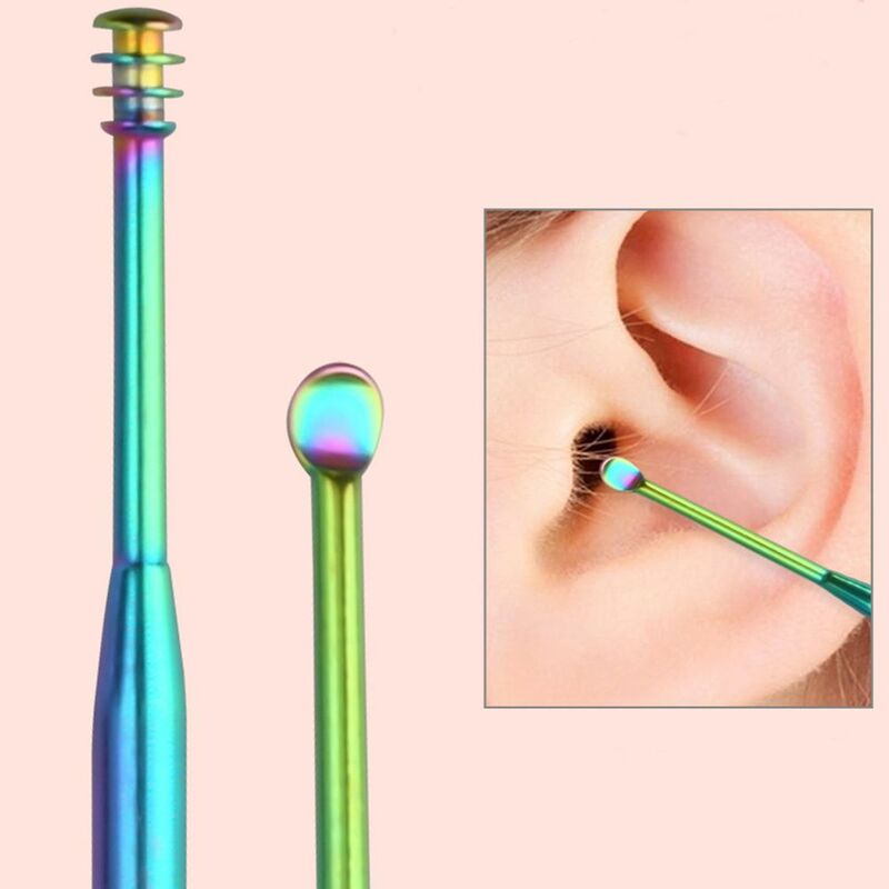 Portable Multifunctional Ear Wax Pickers Stainless Steel Ear Curette High Quality Simple Health Care Tool