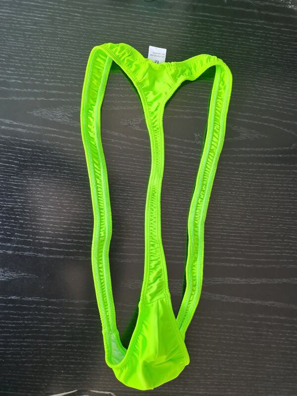 Verde Borat Mankini perizoma Lingerie Fancy Dress uomo panty