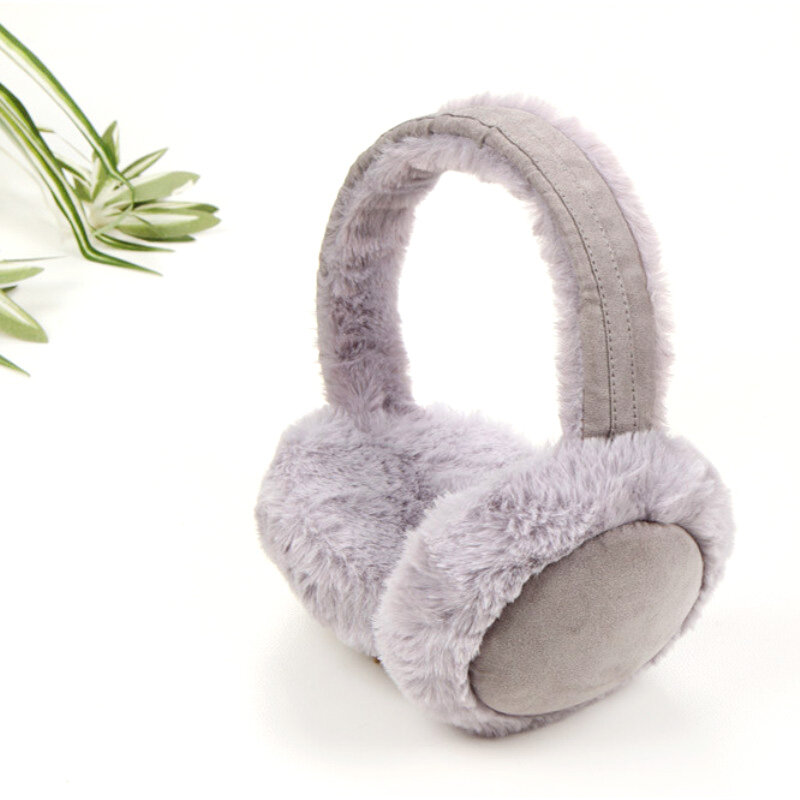 Foldable Plush Earmuffs Winter Ear Muffs Warm Earflaps for Women Fluffy Cosy Earmuffs Plush Ear Warmer Girls Fluffy Ear Muffs