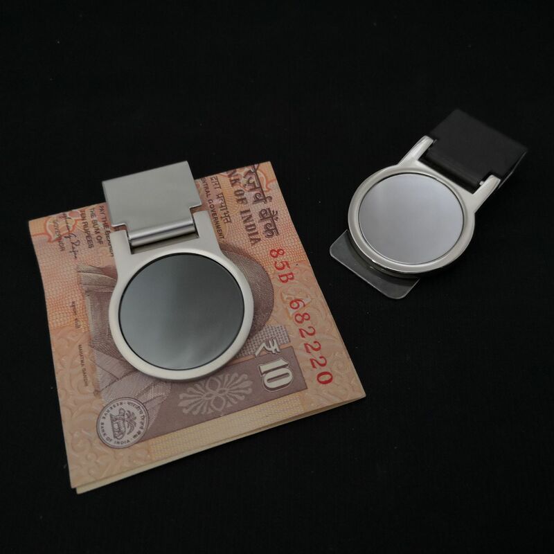 2022 nuovo fermasoldi tascabile da uomo dollaro Ultra sottile morsetto in metallo graffette portamonete da donna morsetto in metallo per portamonete