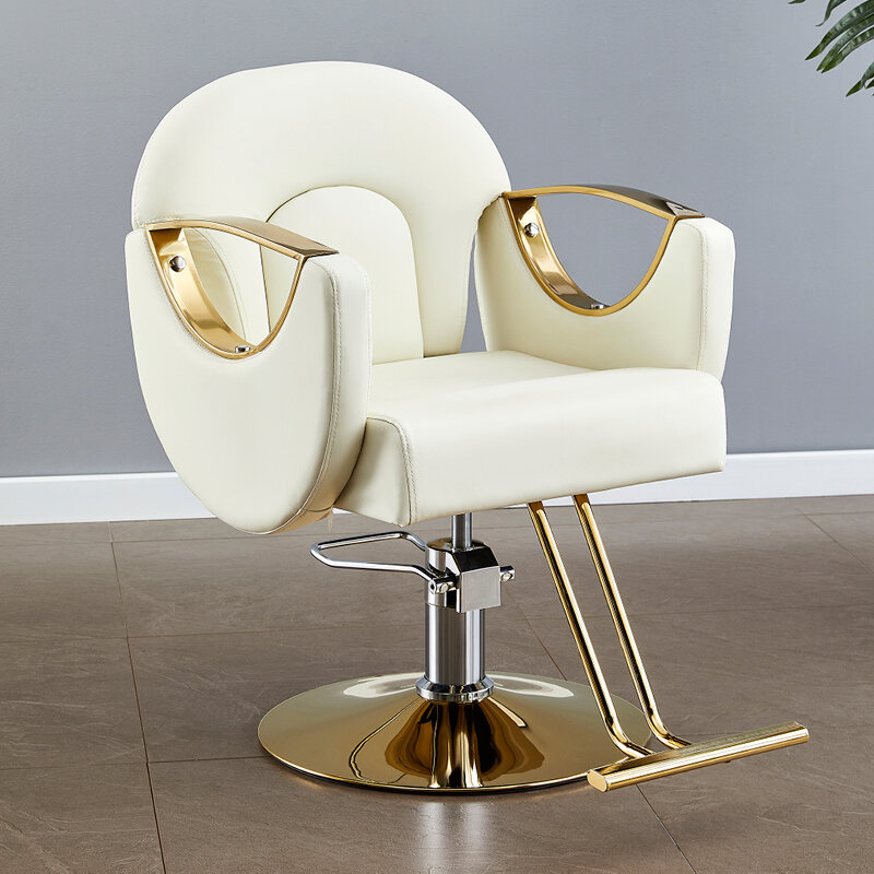 Stołek profesjonalny krzesła fryzjerskie estetyczny estetyk luksusowy krzesła fryzjerskie do twarzy uroda Silla Giratoria meble do salonu