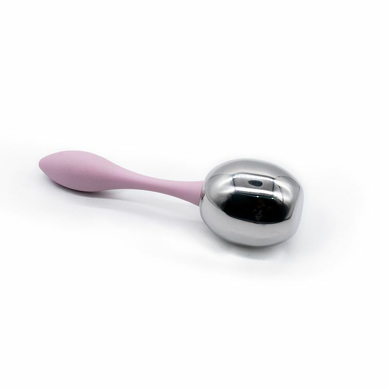 Stainless Steel Ice Globe for Face and Eye Area - Cooling and Warming Roller with Gel - Cryo Eye Roller