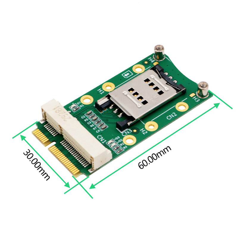 MINI pcie à MINI PCIE Adaptateur pour 3G 4G min pcie module EP06-E EC25-E EP06-A EC25-AF MC7421 MC7411 MC7lix MC7455 sans fil ambulance