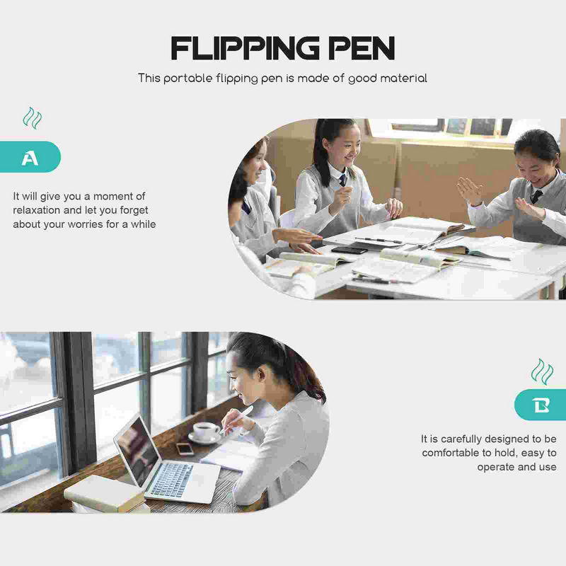 Flying Finger Gaming canetas para crianças, lançando canetas, brinquedos, 2pcs