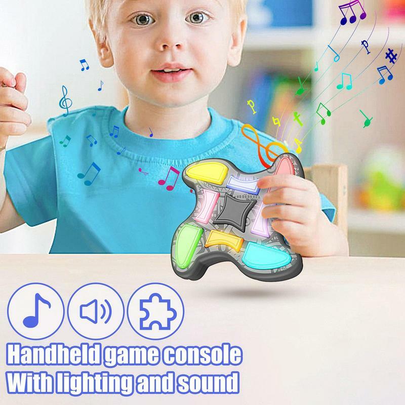 Macchina da gioco di memoria con suoni di luci giocattolo gioco interattivo formazione rompicapo macchina da gioco giocattoli divertenti regalo per ragazzi e ragazze