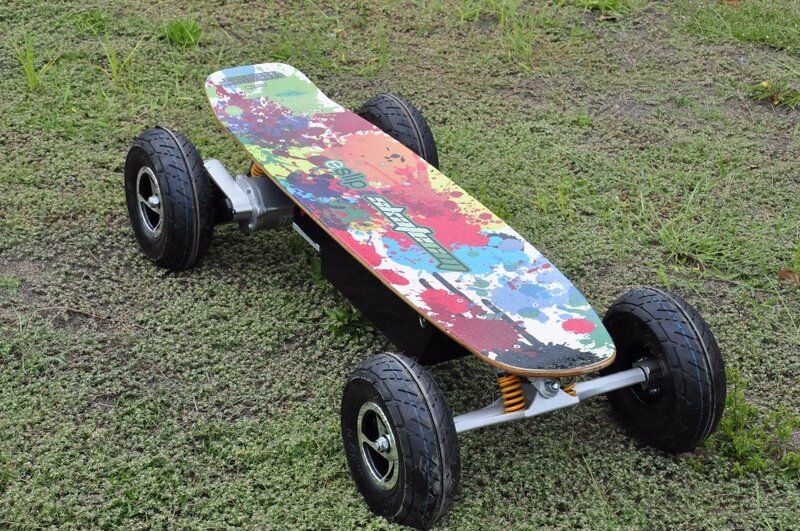 Hottest big power 1600w offroad electric longboard for outdoors