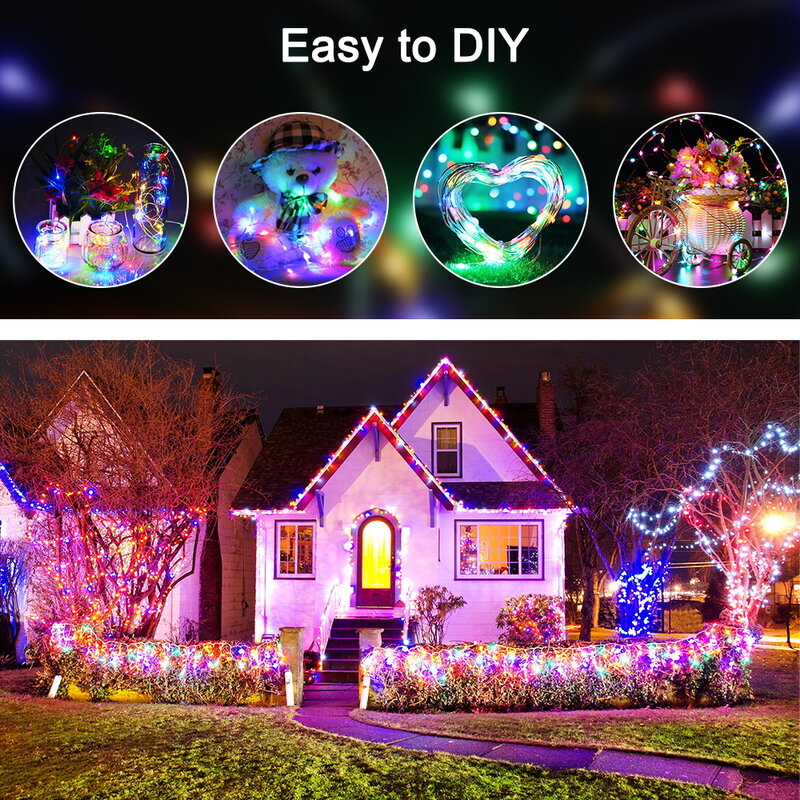 クリスマス用防水LEDライトビーズ,5v,rgbw,ip65,16色,クリスマスライト,2022,雰囲気