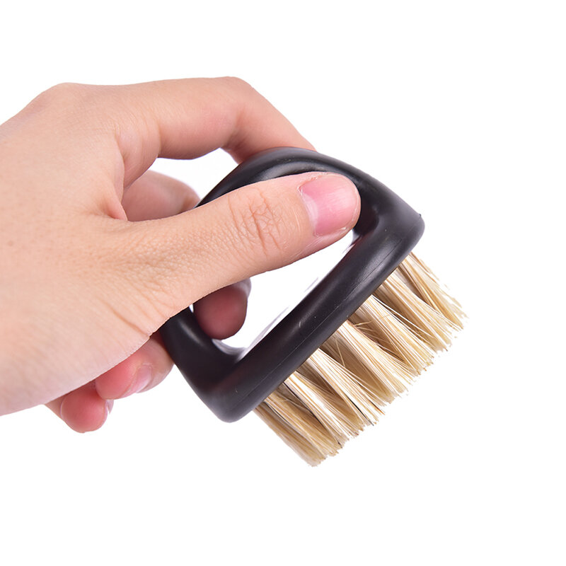Salon fryzjerski dzik futro miękkie mężczyźni pędzel do golenia brody czyszczenie twarzy golenie narzędzia brzytwa pędzel z uchwytem akcesoria do stylizacji