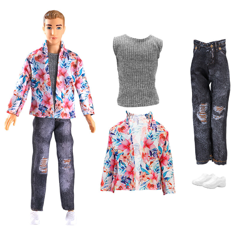 Ropa para zapatos de muñeca Barbie, vestido para Ken, accesorios para muñecas, casa de muñecas, Juguetes DIY para fiesta, regalo para niña, JJ, nuevo