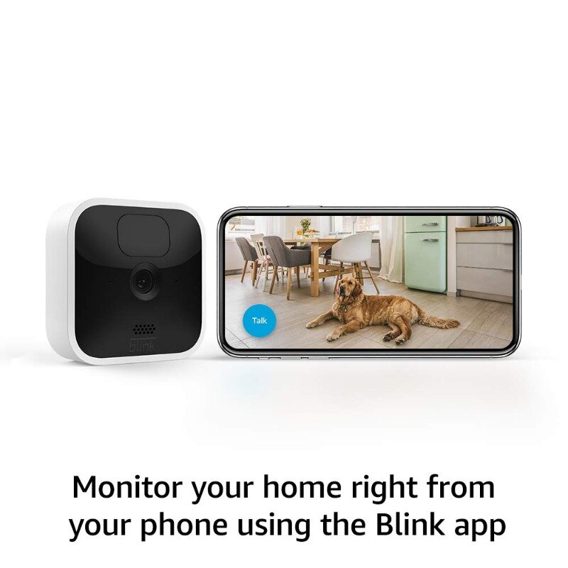 Blink Indoor (3rd Gen) -bezprzewodowy, HD kamera ochrony z dwuletnią żywotnością baterii, detekcją ruchu i dwukierunkową kamerą audio - 1