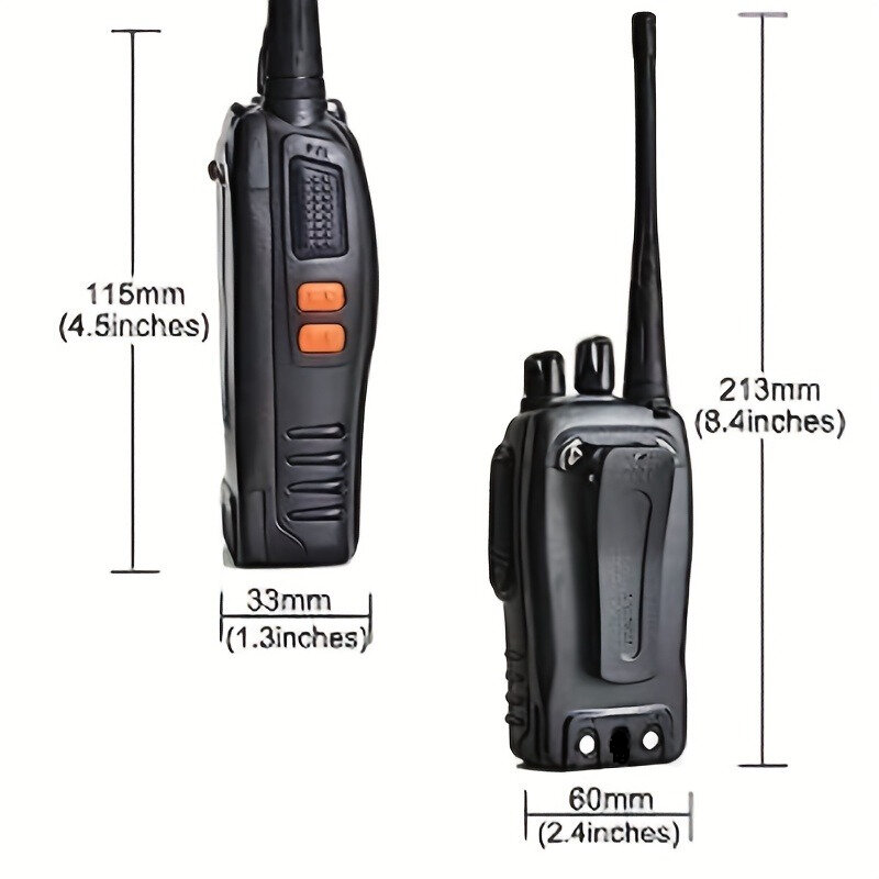 2 szt. BF-888S Radiotelefonu Walkie Talkie 400-470MHz  krótkofalówki duży zasięg krótkofalowka do aktywność w plenerze komunikacji w pracy
