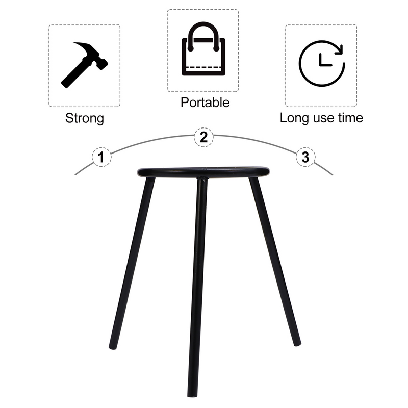 Trípode de 2 piezas, equipo de Química escolar, soporte para quemador, suministros de enseñanza de hierro, soporte para lámpara de Alcohol