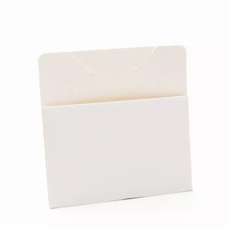 50 szt. Biały Kraft czarny naszyjnik zestaw kolczyków kieszonkowe papierowe do biżeturii karty do wyświetlania akcesoriów hurtowych