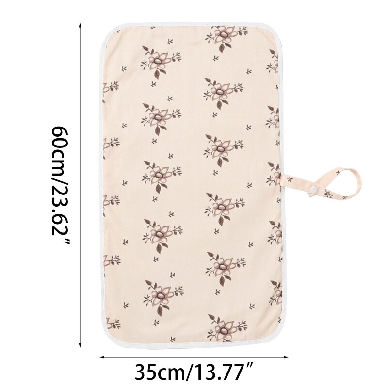 Hand Sewing Compact Changing Pad Soft Diaper Changing Mat for Baby 1 2 3 Unisex