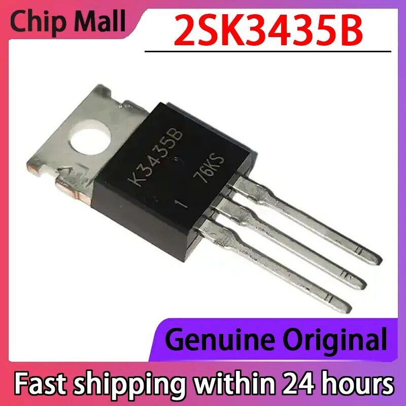 Transistor do efeito de campo, K3435B, 2SK3435B, ponto brandnew TO-220, 60V, 80A, 5 PCes