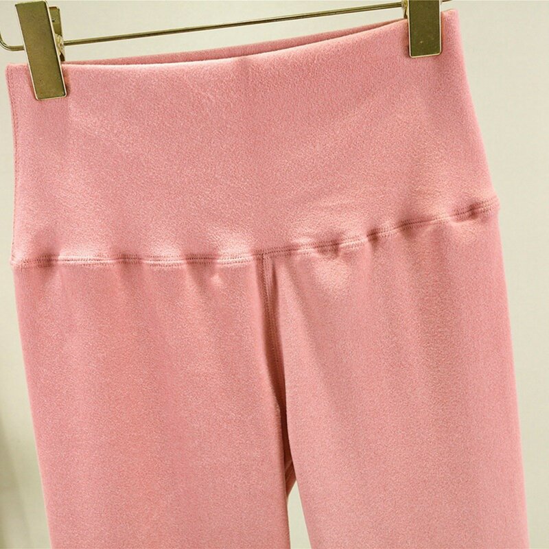 Zimowe damskie spodnie termiczne w rozmiarze Plus spodnie z elastyczne rajstopy nogawkami męskie spodnie termos ciepła wełna pogrubione długie spodnie