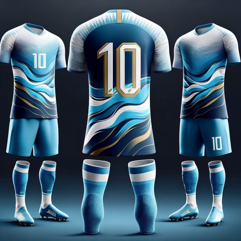 Kit da calcio per rilevamento da uomo pantaloncini per bambini maglia da calcio a maniche lunghe tuta da calcio Kit da allenamento Futbol set di uniformi personalizzate