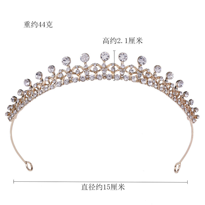 Bando berlian imitasi halus untuk wanita, ikat kepala berlian kristal berkilau fesyen bahan Aloi berlian imitasi