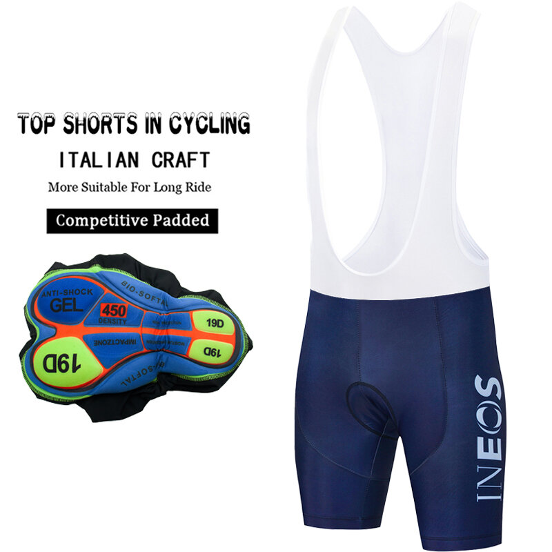 2024 INEOS spodenki kolarskie Bibs spodnie Mtb męska odzież Maillot rower profesjonalny żel Bib krótki letni rower szosowy Pns
