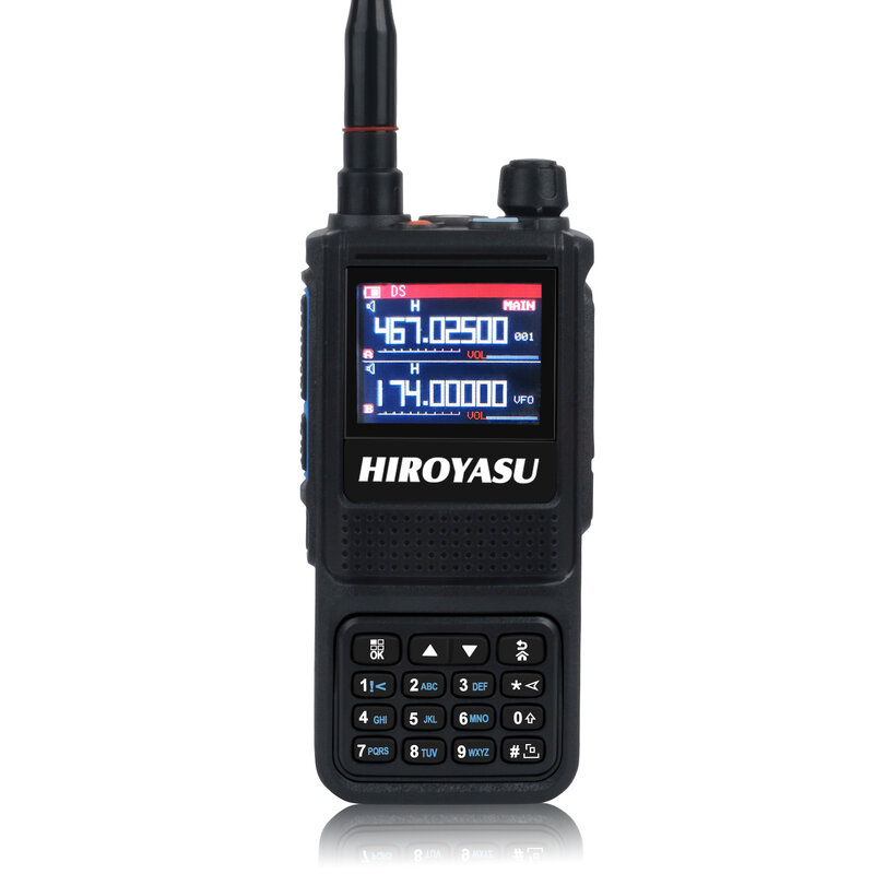Hiroyasu HI-8811 Air Band FM Radio 2Bands Rx Walkie Talkie 220-260MHz VHF UHF 330-400MHz 4Bands TX & Rx Frequency Radio Scanner