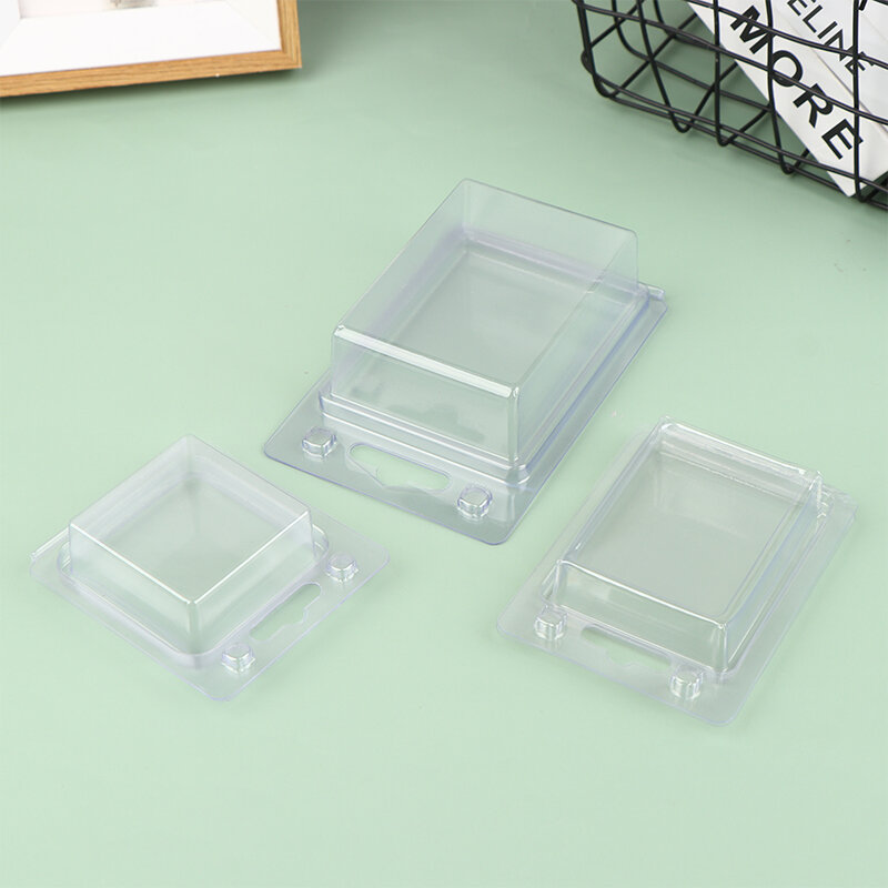 Пластиковые прозрачные полускладные коробки из ПВХ в блистере, 1 шт., игрушечное оборудование, электронный продукт, складные коробки из ПВХ