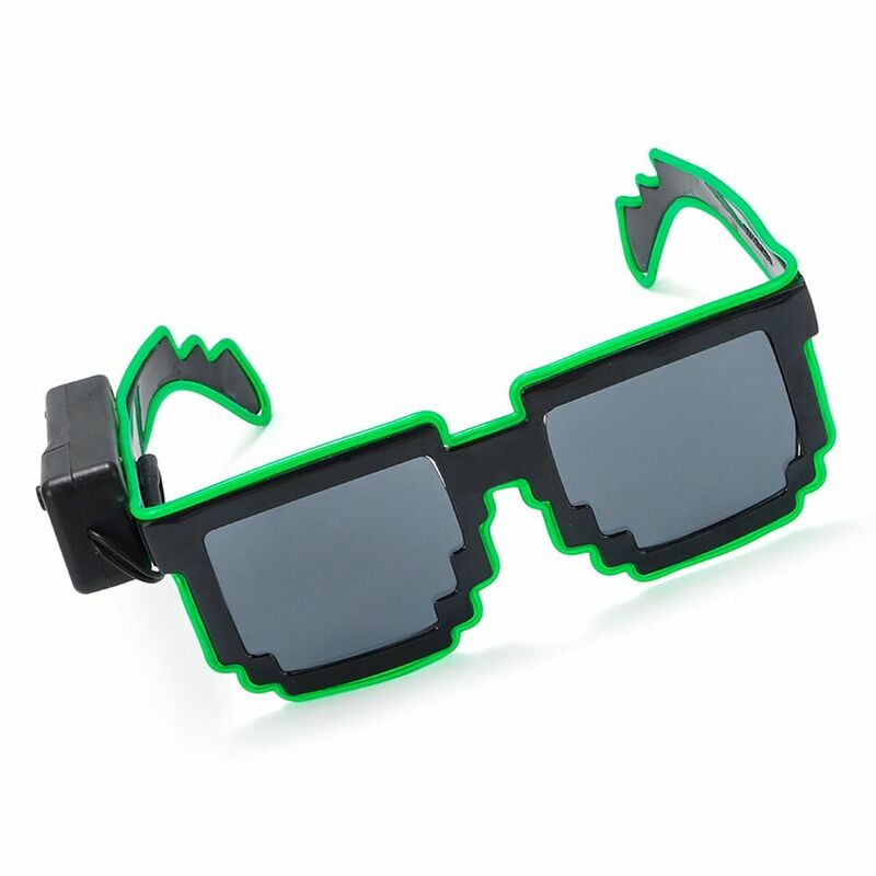 Wireless Mosaic LED Glasses Neon Party Nightclubs Halloween Christmas Birthday LED Light-up Glasses Glow in the Dark