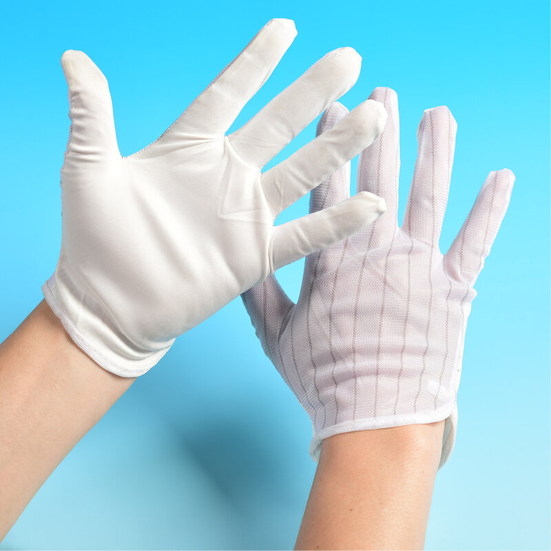 Dust -free cloth static gloves suitable for watch jewelry mobile phone products to remove sweat and prevent dust