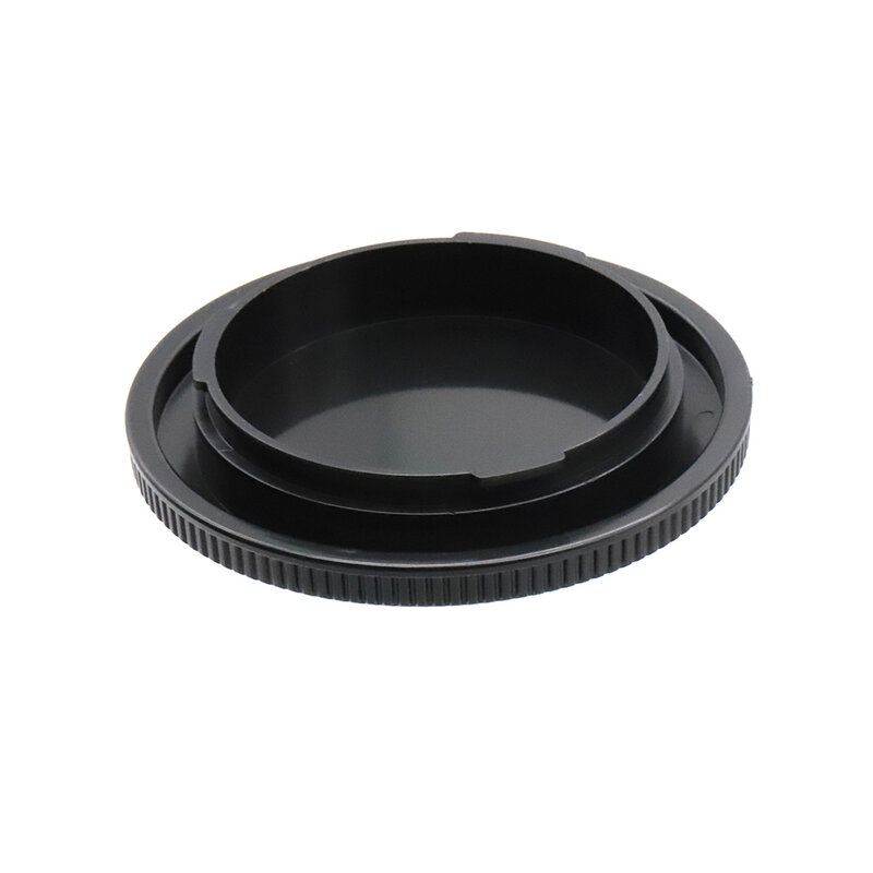 Untuk Canon RF tutup belakang lensa dudukan/tutup badan kamera/tutup Set penutup lensa hitam plastik untuk EOS R RP R3 R5 R6 R7 R10 R6II R7II R5c
