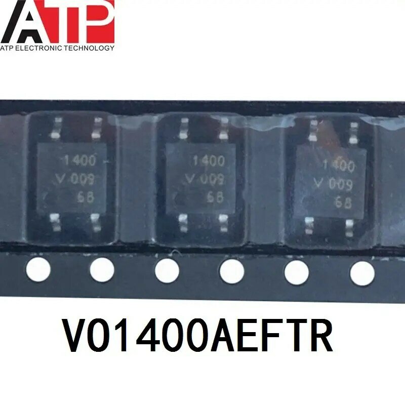 Nuevo relé Original VO1400AEFTR VO1400AEF 1400 SSR, SPST-NO, 100mA, 0-60V, SOP4, 10 unidades