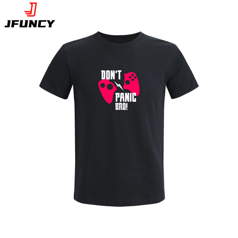 JFUNCY Men's T-shirt Summer Man Tops Oversized Tees Male Short Sleeve Tshirt 2024 Fashion Graphic T Shirt Mans Cotton Clothing