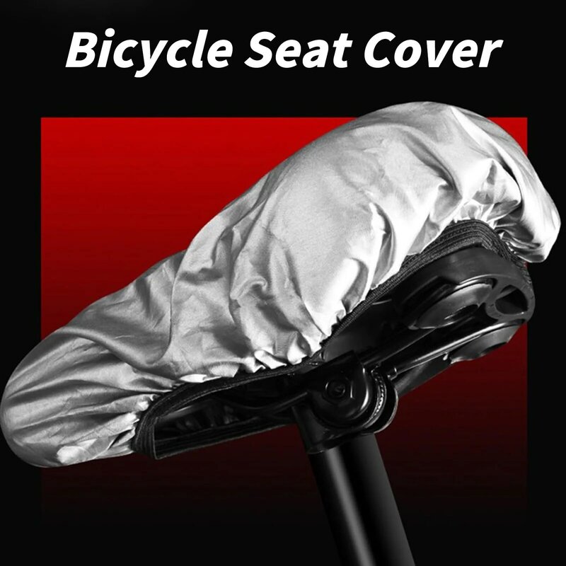 Bicycle Seat Sunshade Rainproof Cover Practical Large Capacity Sun UV Dust Proof Cover for City Bike Beach Cruiser Bike
