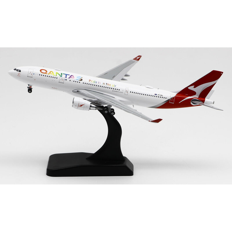 Sa4023 Legering Verzamelvliegtuig Geschenk Jc Vleugels 1:400 Qantas Airbus A330-200 Diecast Vliegtuig Jet Model ZK-FRE Met Standaard