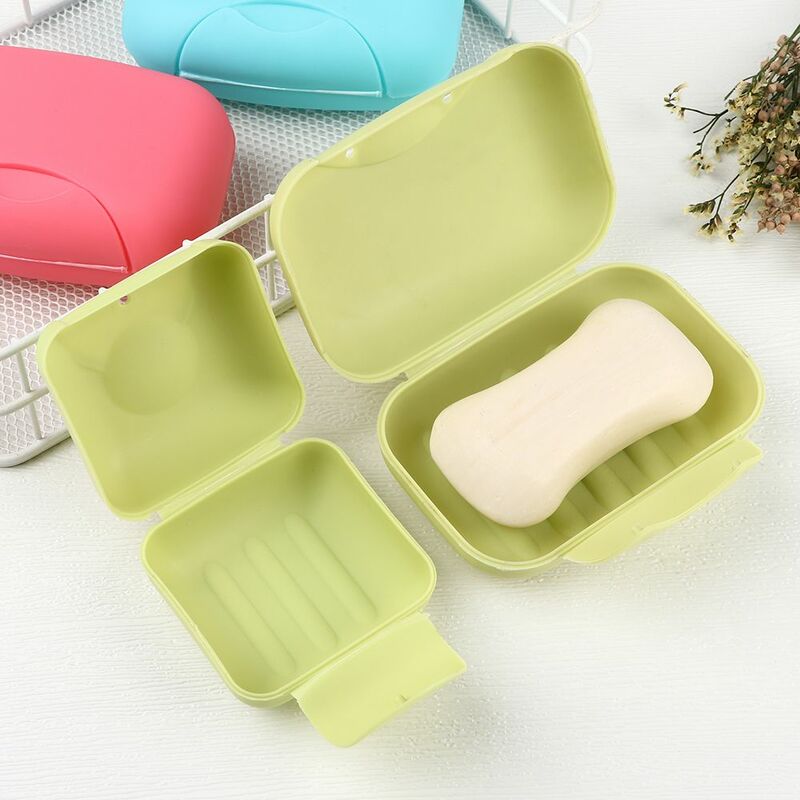 Box Cover Waterproof Travel Plastic Soap Case Soap Dishes Soap Holder Container Soap Box