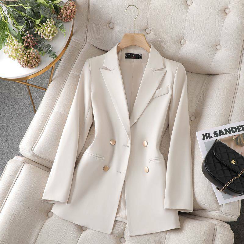 Blazers Women Jackets Business Work Office Solid Color Temperament Elegant All Match Chic Casual Fashion Blazer Comfortable