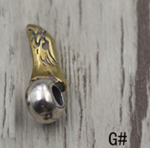 S925 Sterling Silber Perlen DIY mit hand gefertigten Silber perlen Halskette Armband Spacer Perlen Sterling Silber Perlen verstreute Perlen