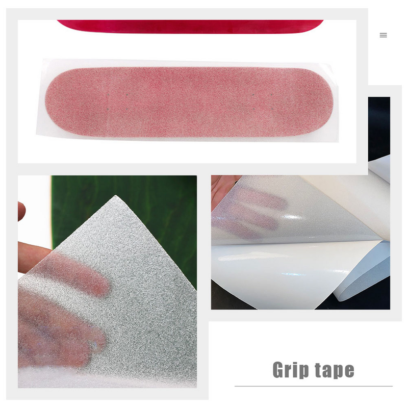 Skate Tape Grip Paper, Antisheet Adesivo Skid Griptape Decor, Não Auto Longboard Cuttable, Transparente Claro