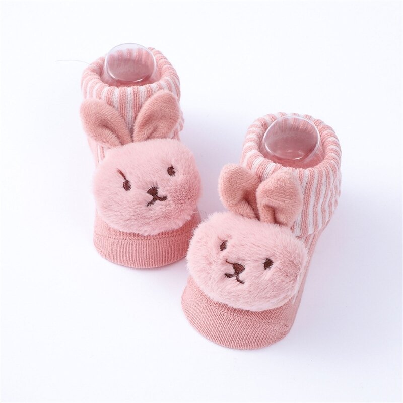 Conjunto 3 pares meias malha para bebê, macias e confortáveis, lindas botas infantis malha