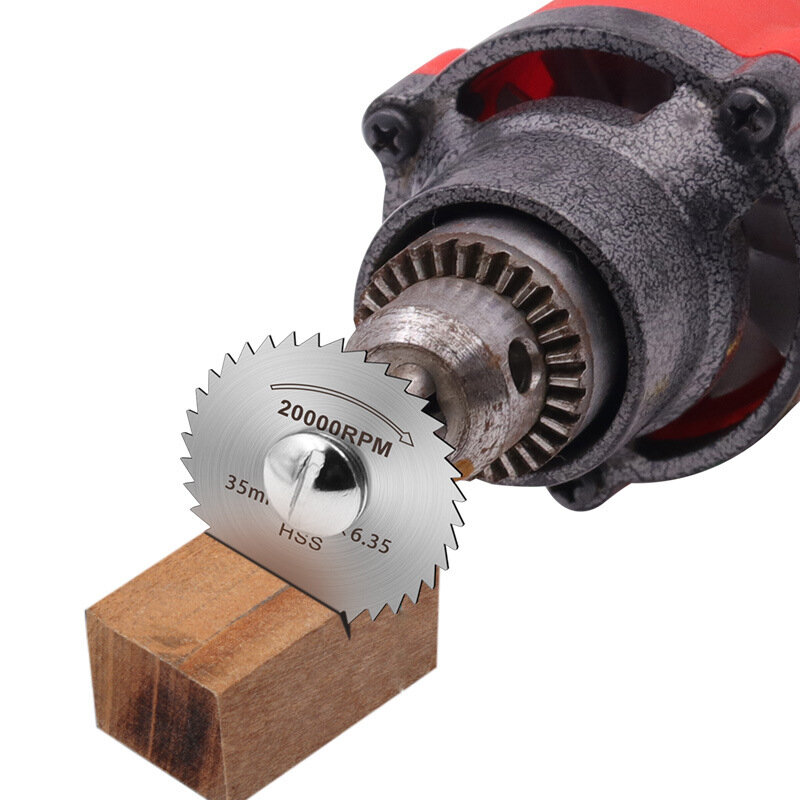 6pcs/Set Hss High Speed Steel Saw Blade Mini Micro Woodworking Small Saw Blade Thin Cutting Blade Electric Grinding Drill
