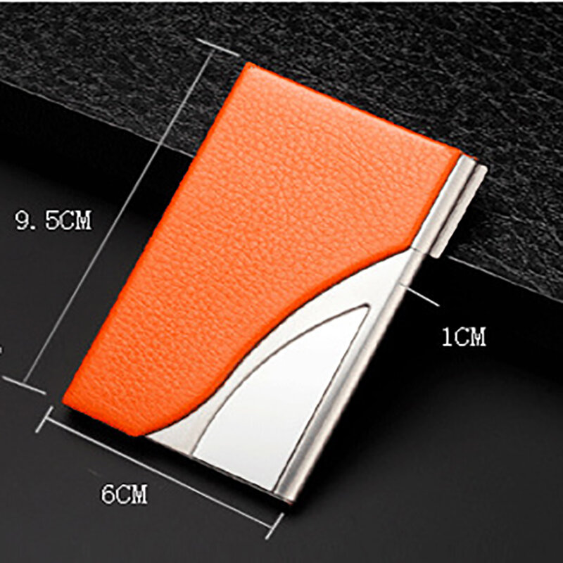 Metal Lychee Business Card Case Pocket Business Card Case  Annual Conference Gift Portable Business Card Case Office Supplies