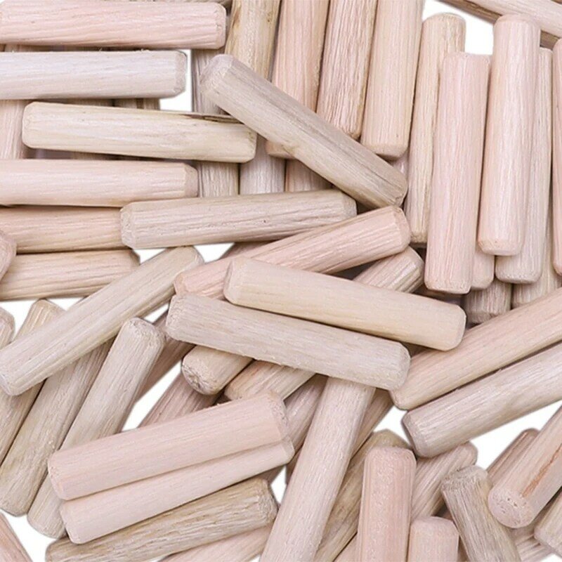 Pinos passador de madeira, Fluted seco e chanfrado, Wood Kiln, 400 Pack, Novo