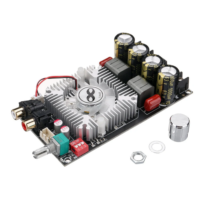 Placa amplificadora de potencia Digital TDA7498E ZK-1602, módulo amplificador de DC15-35V de doble canal, 160W x 160W, 220W