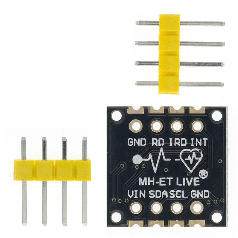 1PCS MH-ET LIVE MAX30100 Heart Rate Oximetry เซ็นเซอร์โมดูล Heart Rate Sensor Breakout การใช้พลังงาน Ultra-Low สำหรับ Arduino